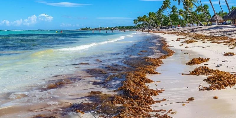 Sargassum impact on punta cana beaches